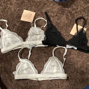 Kittenish bralettes